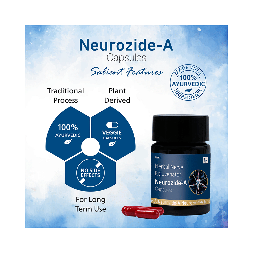 Neurozide-A Herbal Nerve Rejuvenator Capsule (10 Each) - Image 8