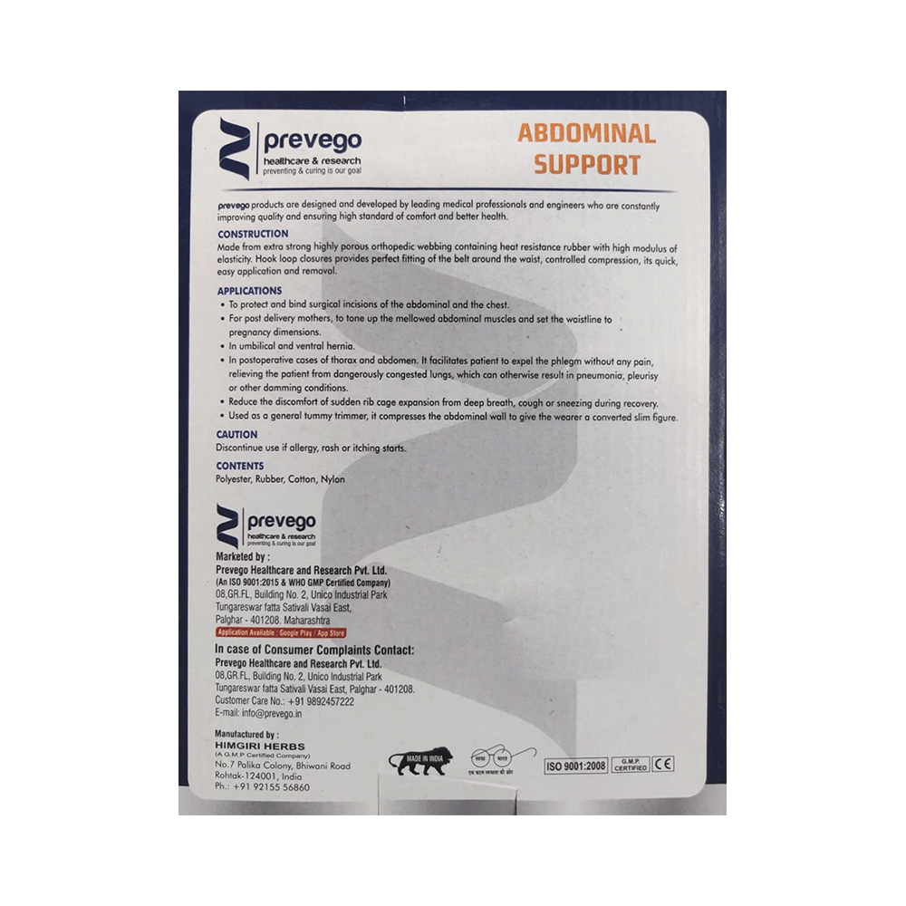 Prevego's Abdominal Support XL - Image 2