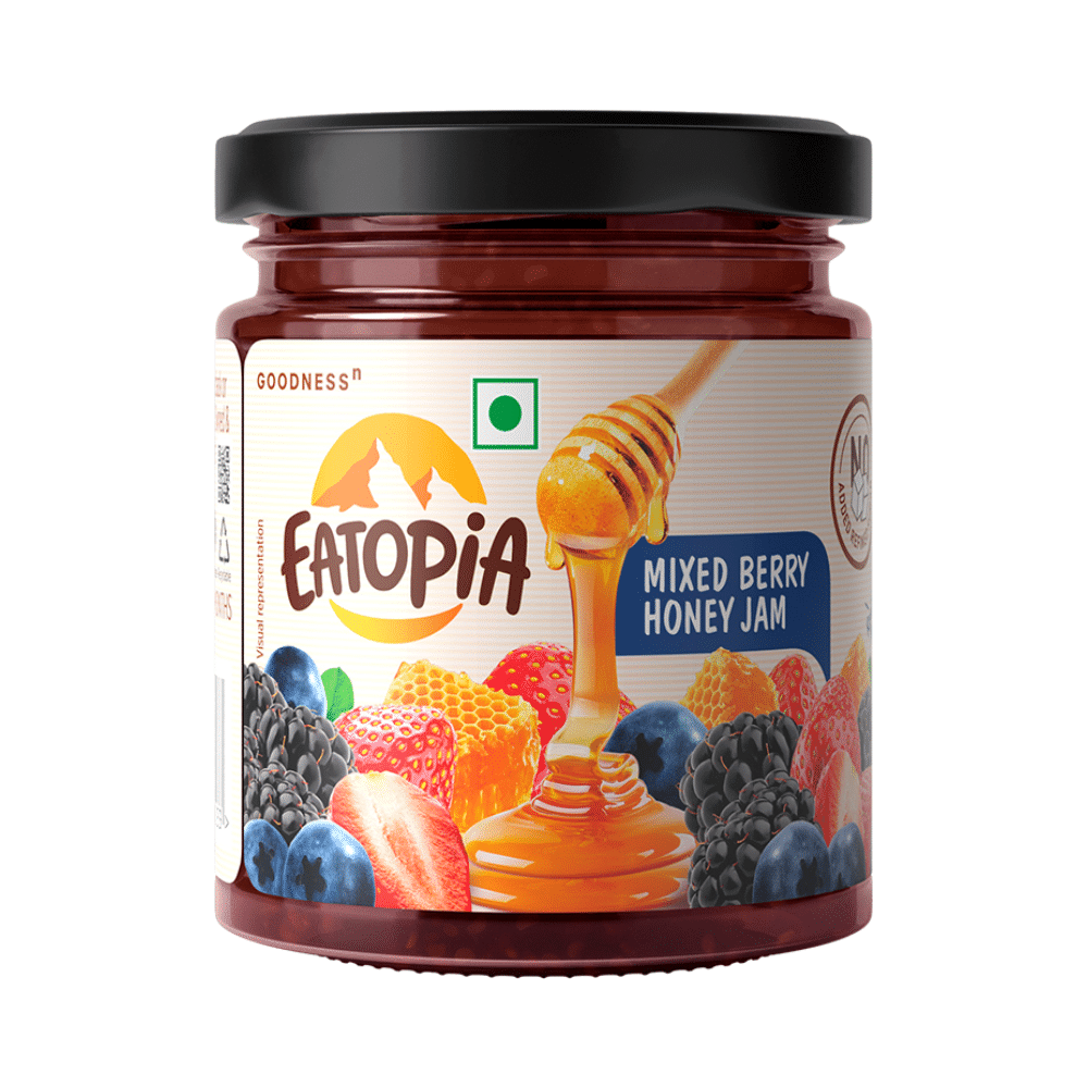 Eatopia Mixed Berry Honey Jam - Image 1
