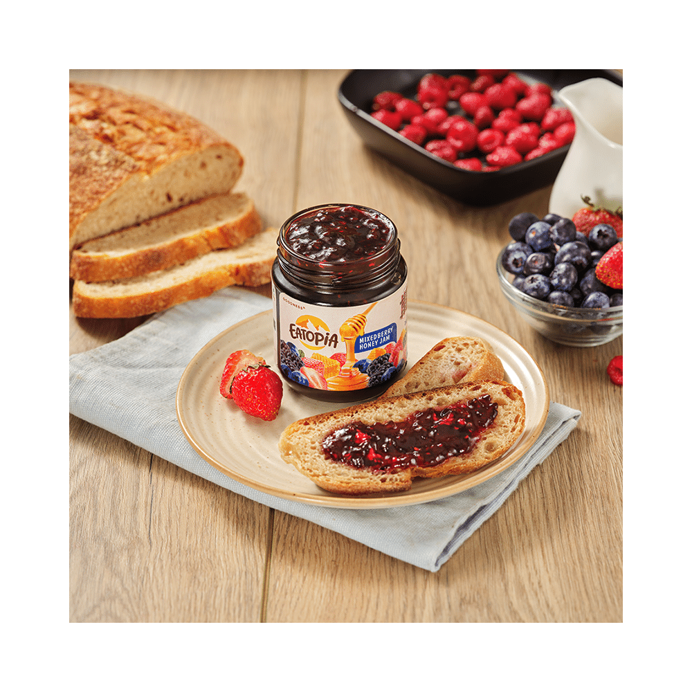 Eatopia Mixed Berry Honey Jam - Image 9