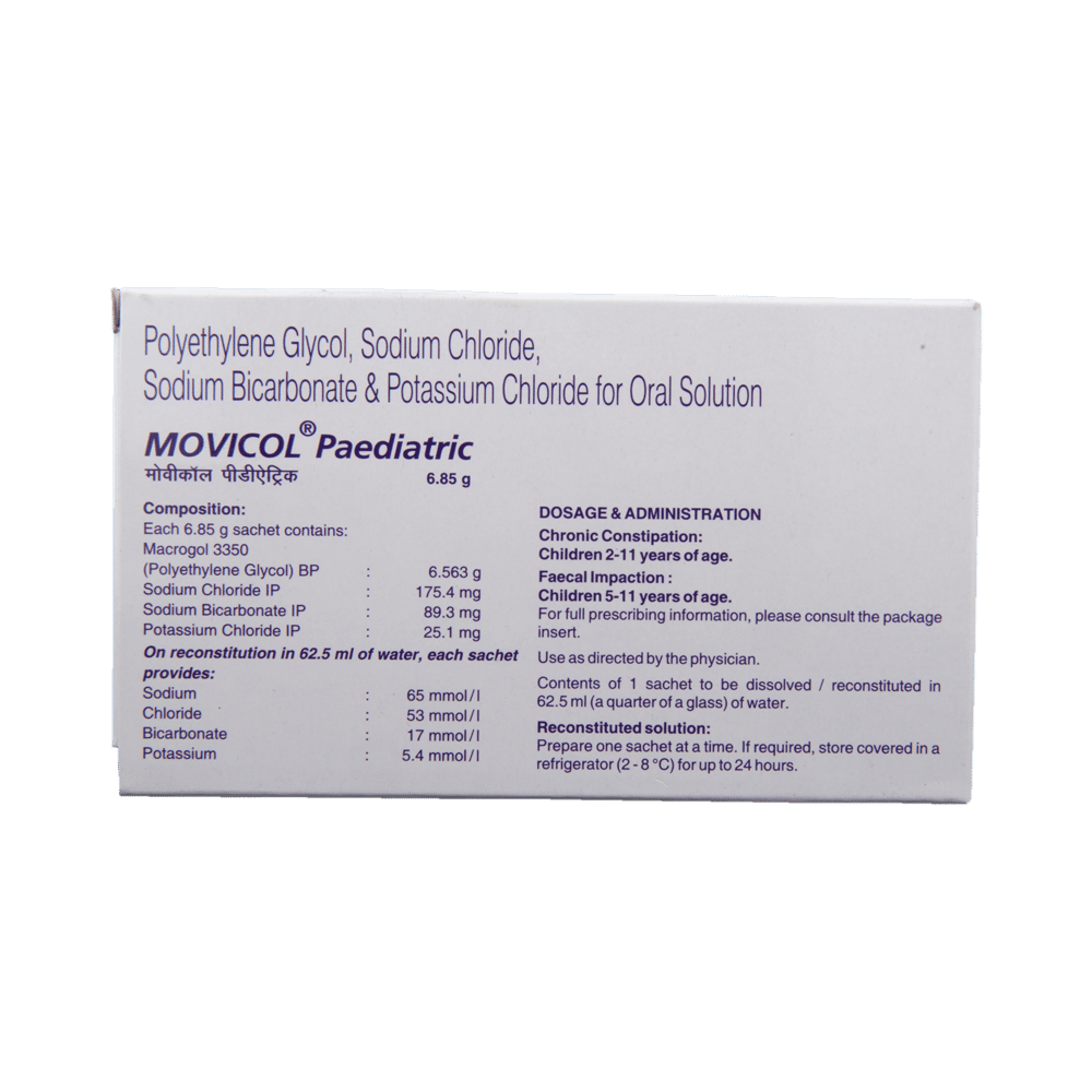 Movicol Paediatric Powder Sachet for Oral Solution | Eases Constipation - Image 3