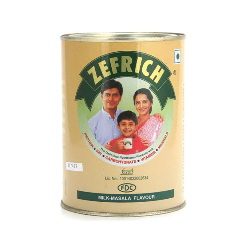 Zefrich Protein Nutritional Formula with Vitamins & Minerals | Flavour Milk Masala Powder - Image 1