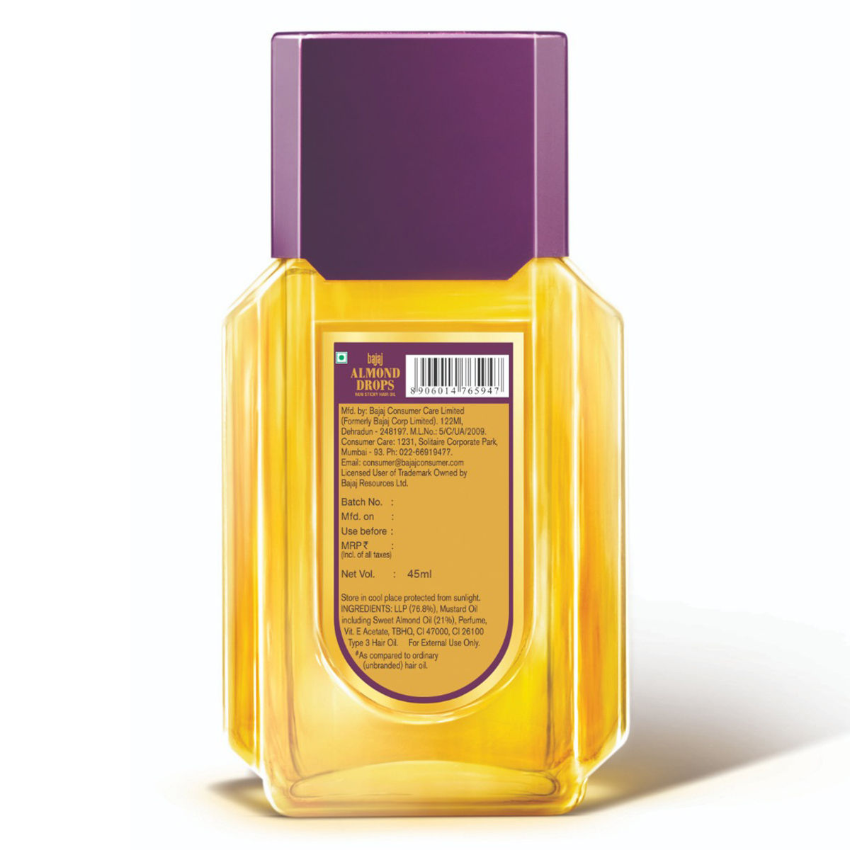 Bajaj Almond Drops Non Sticky Hair Oil - Image 2