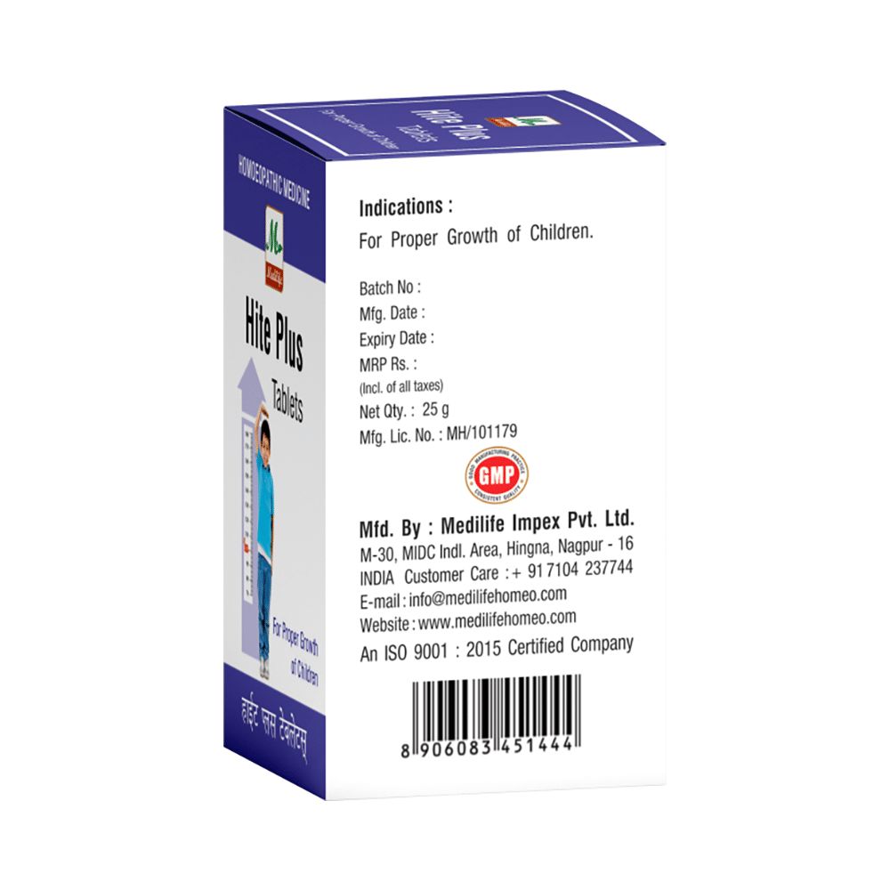 Medilife Hite Plus Tablet (25gm Each) - Image 4
