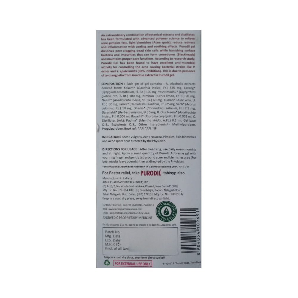 AIMIL Purodil Anti-Acne Gel - Image 2
