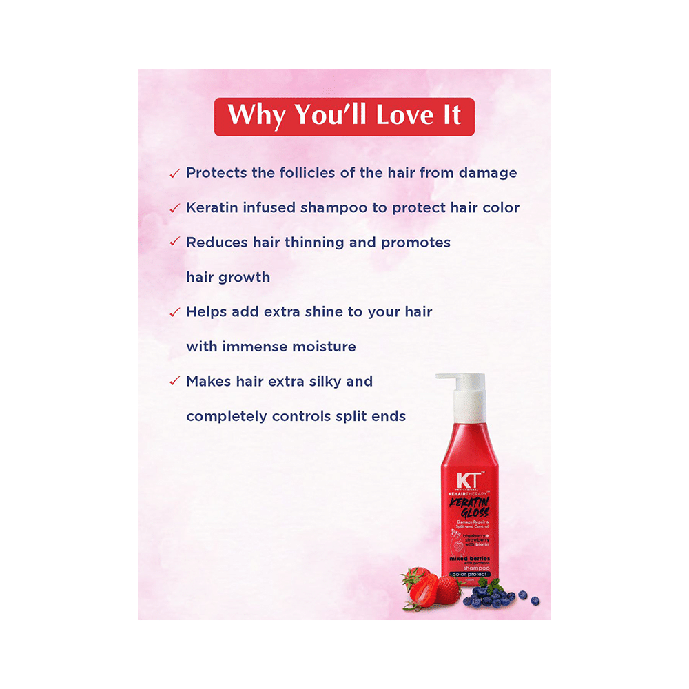 KT Professional Kehair Therapy Keratin Gloss Conditioner - Image 6