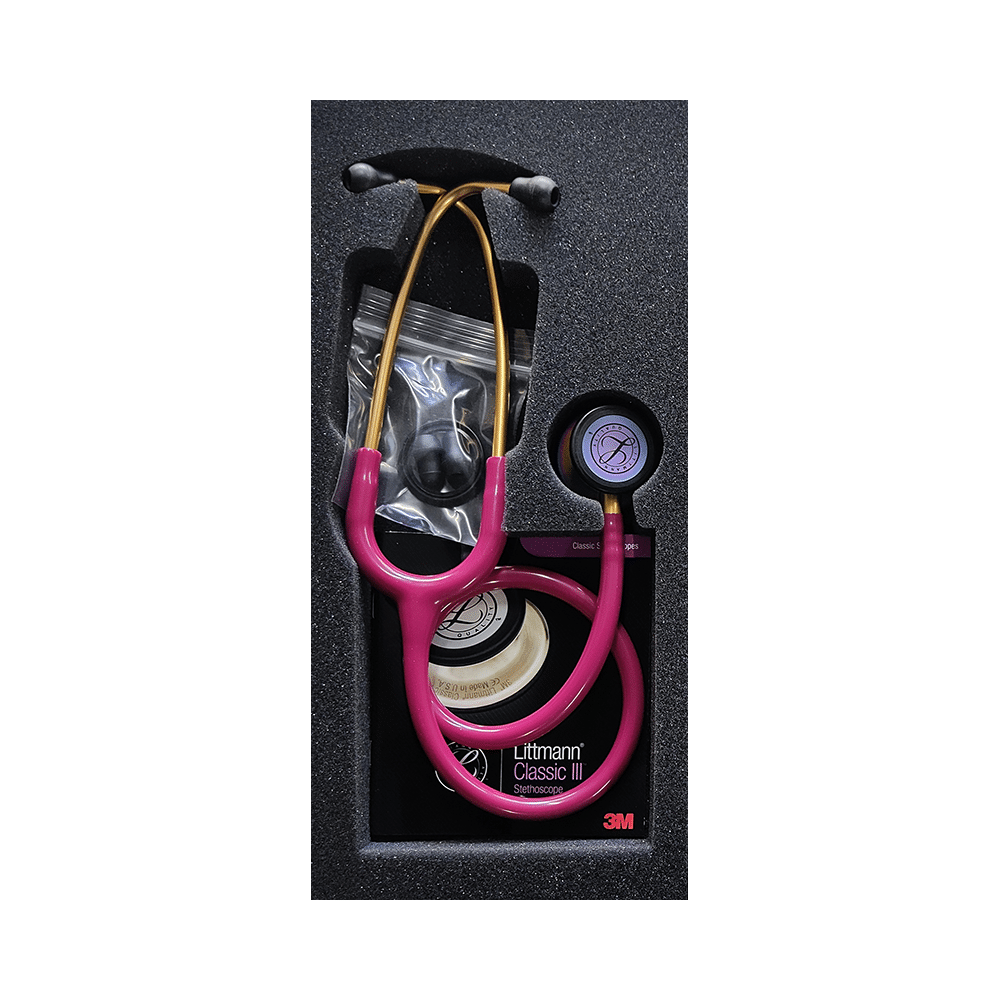 3M Littmann 5806 Classic III™ Sethoscope Raspberry - Image 2