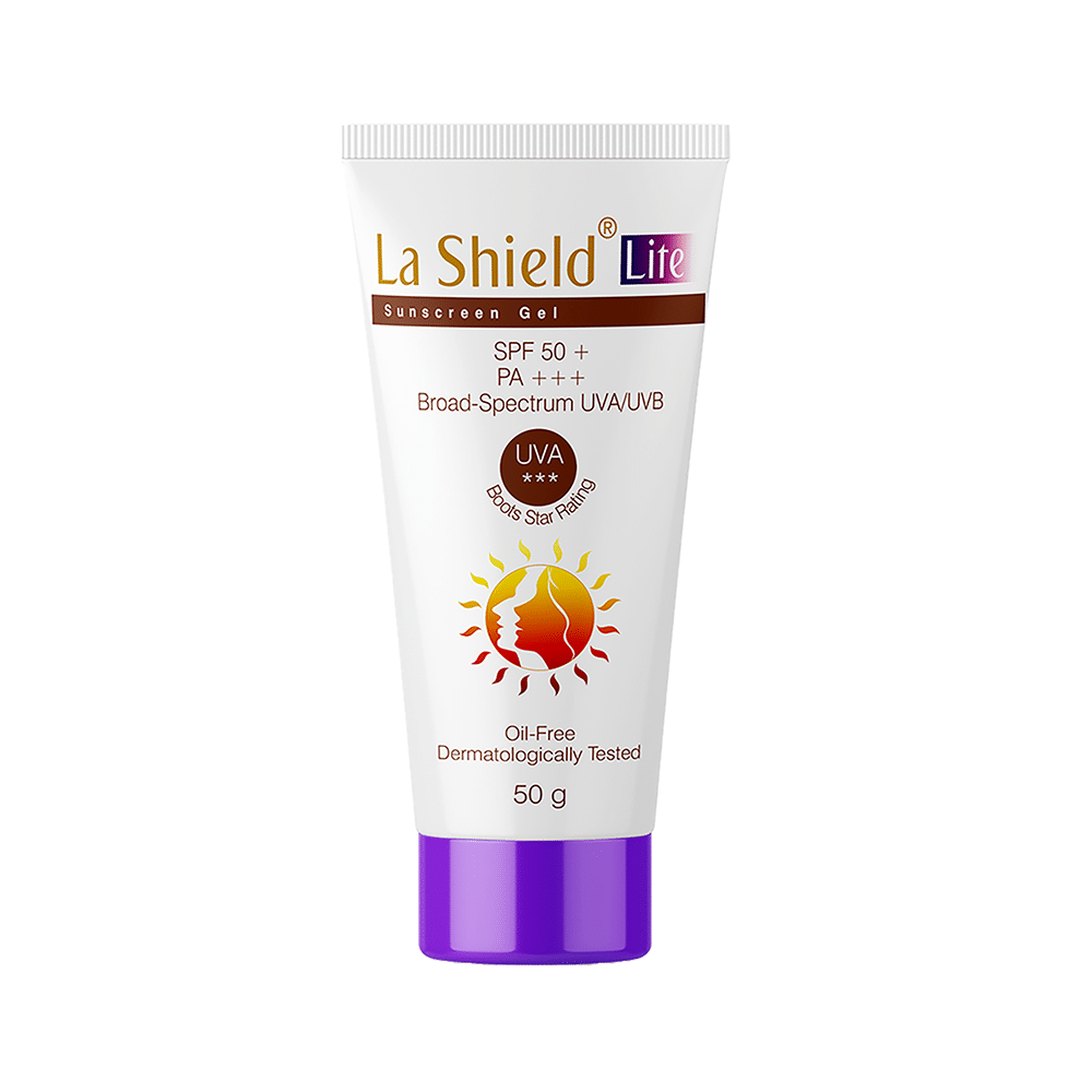 La Shield Lite Sunscreen Gel SPF 50+ PA+++ | For UVA/UVB Protection | Oil-Free - Image 1