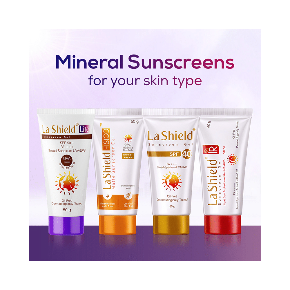 La Shield Lite Sunscreen Gel SPF 50+ PA+++ | For UVA/UVB Protection | Oil-Free - Image 7