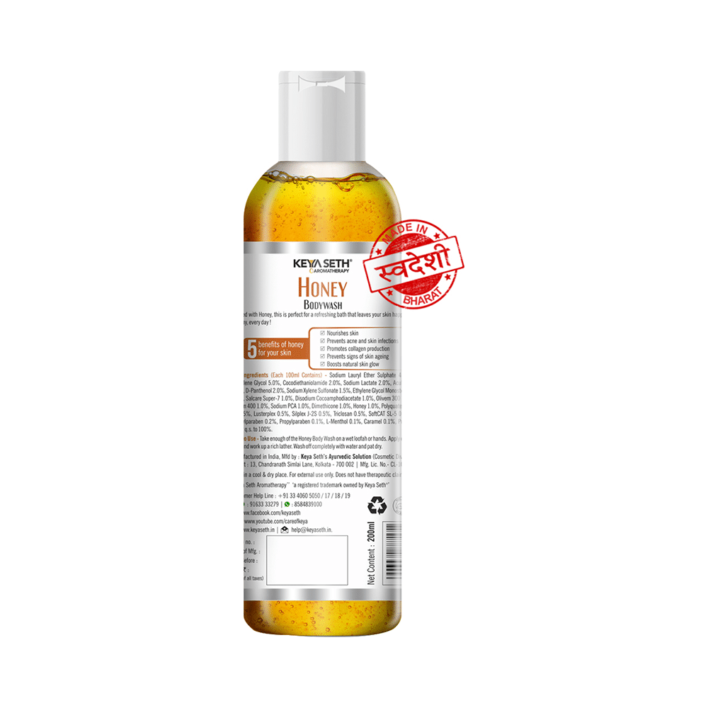 Keya Seth Aromatherapy Body Wash Honey for Oily Skin - Image 2