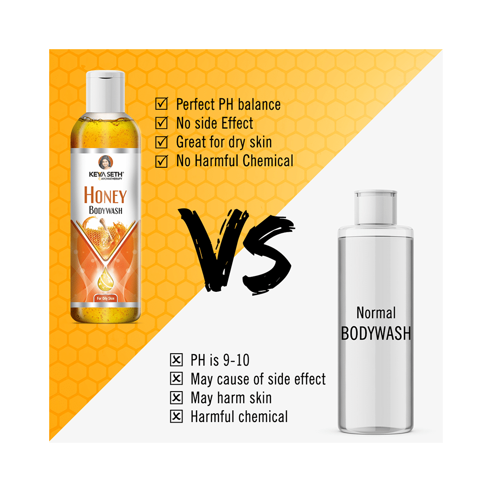 Keya Seth Aromatherapy Body Wash Honey for Oily Skin - Image 5
