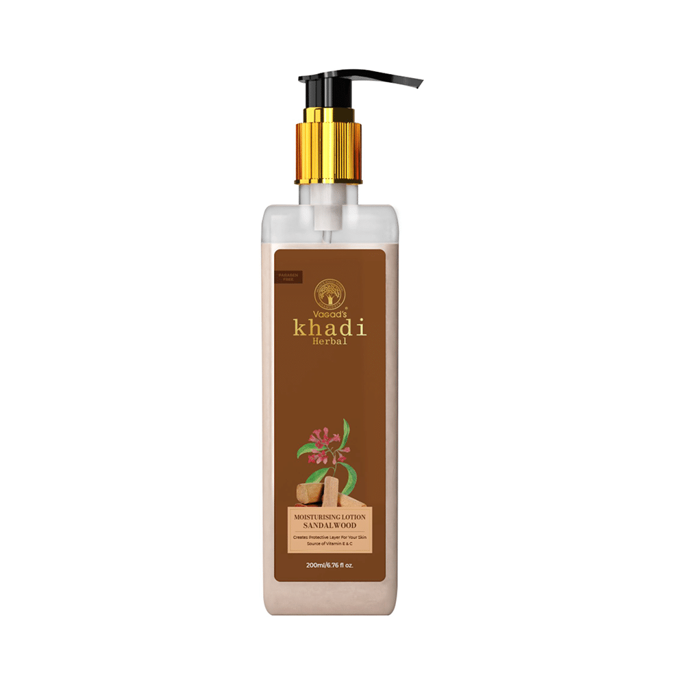 Vagad's Khadi Herbal Moisturising Lotion Sandalwood