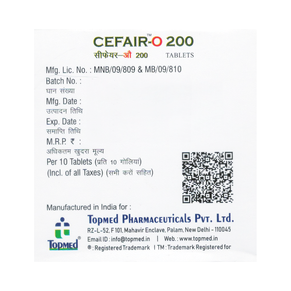 Cefair-O 200 Tablet - Image 3