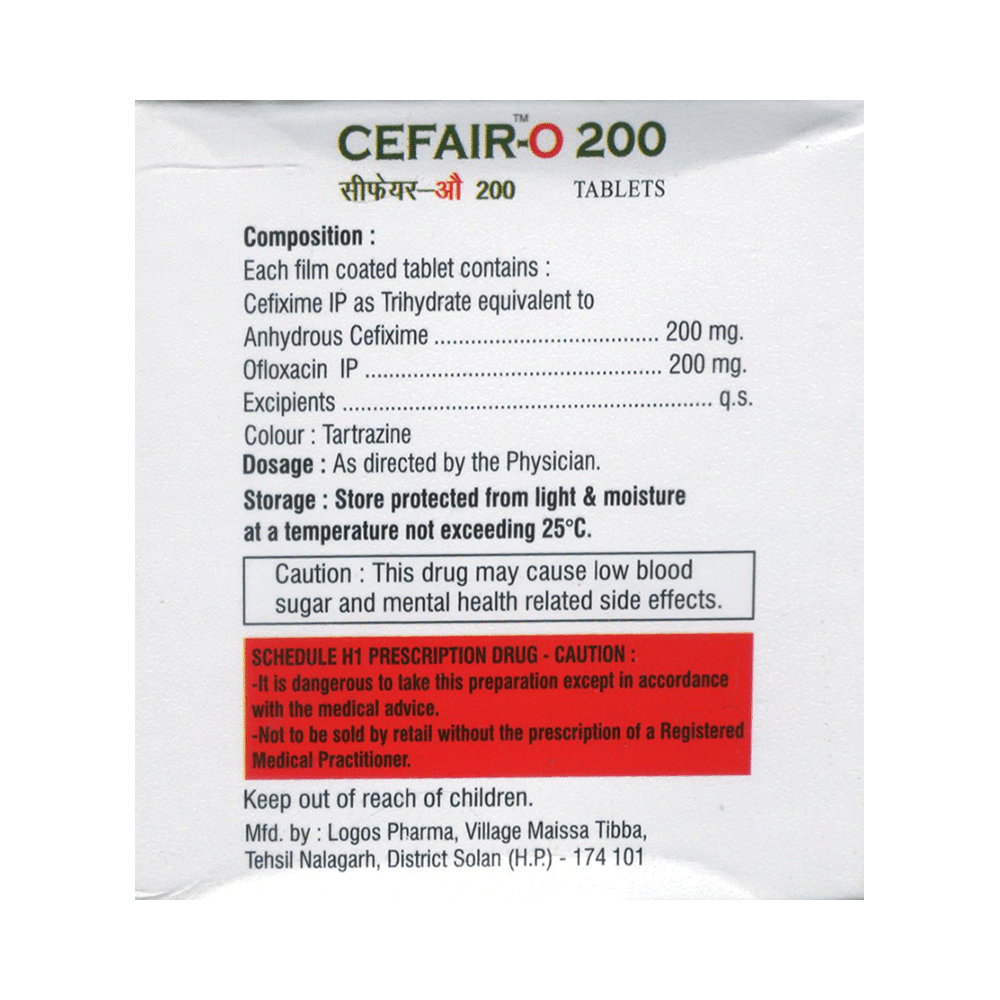 Cefair-O 200 Tablet - Image 2