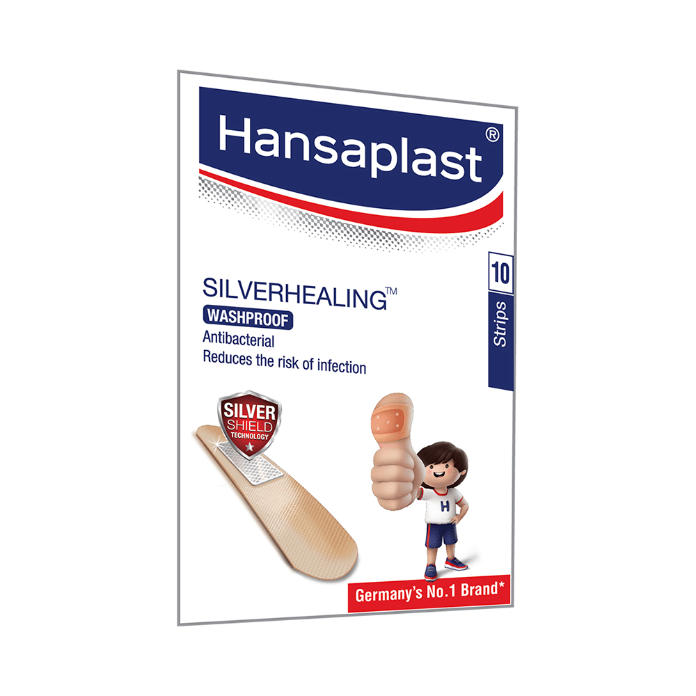 Hansaplast Silverhealing Washproof Band Aid, First Aid