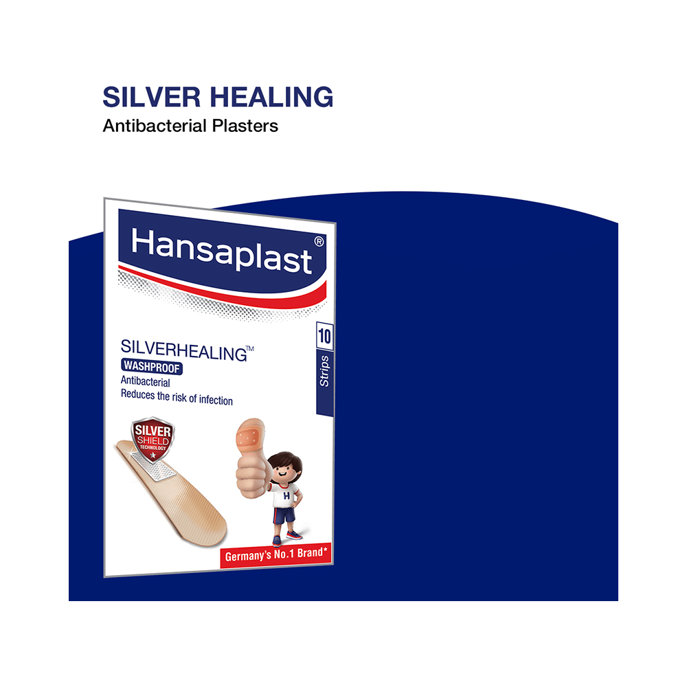 Hansaplast Silverhealing Washproof Band Aid, First Aid - Image 3