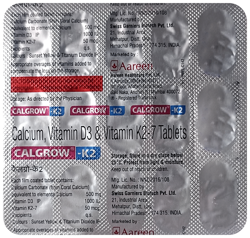 Calgrow-K2 Tablet - Image 3