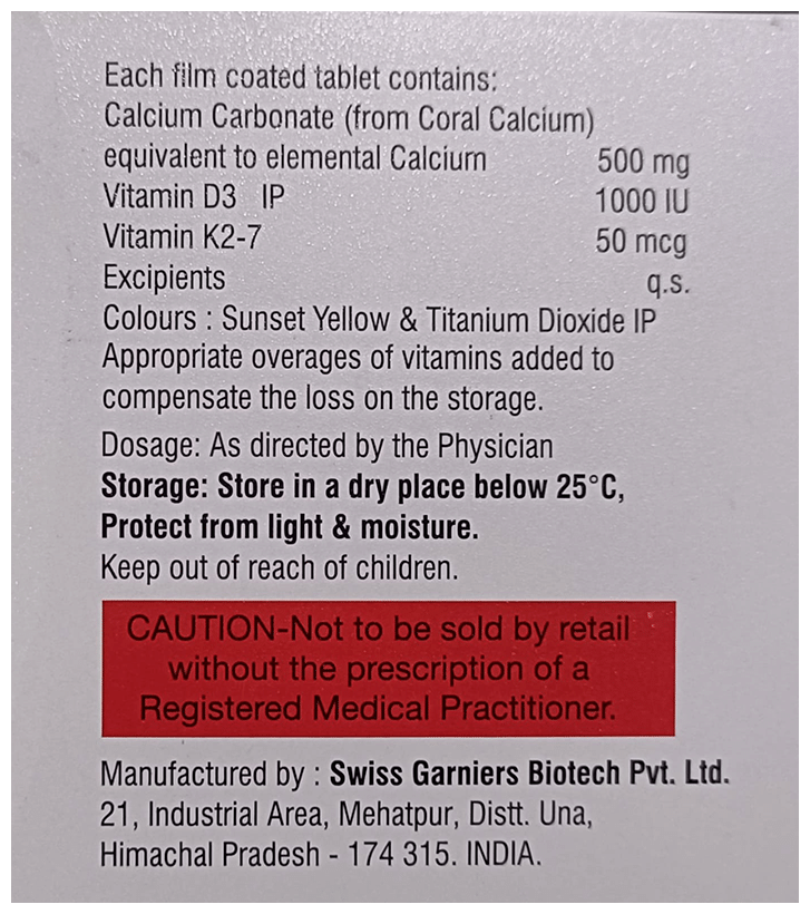 Calgrow-K2 Tablet - Image 2