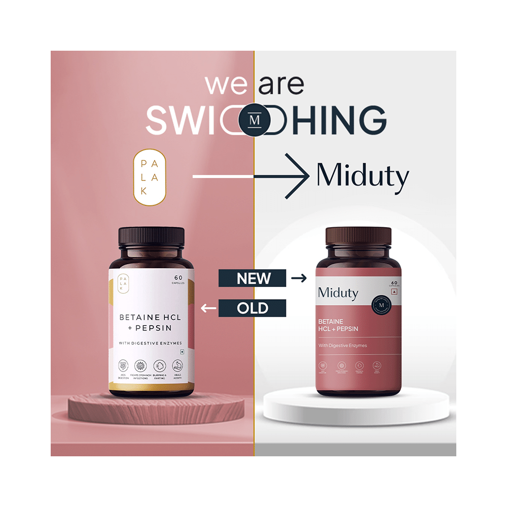 Miduty Betain HCL + Pepsin Capsule - Image 5