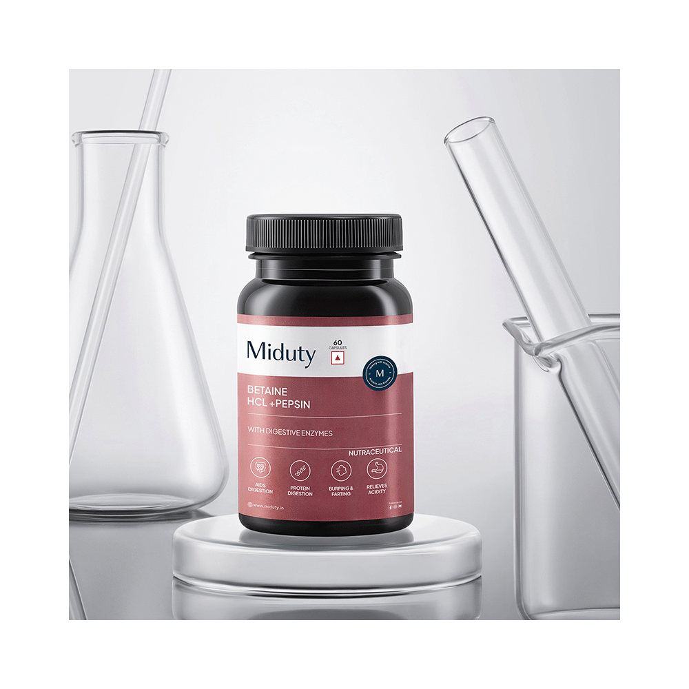 Miduty Betain HCL + Pepsin Capsule - Image 4