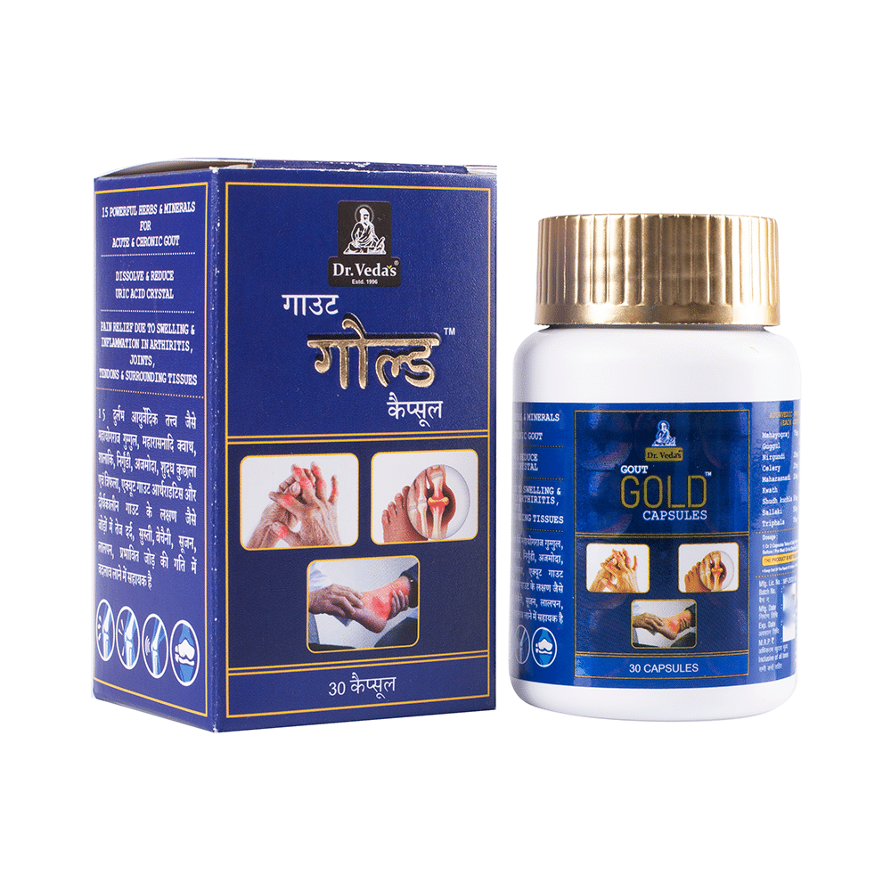 Dr. Veda's Gout Gold Capsule - Image 2