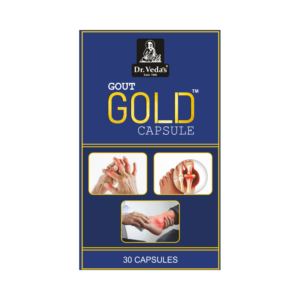 Dr. Veda's Gout Gold Capsule - Image 1