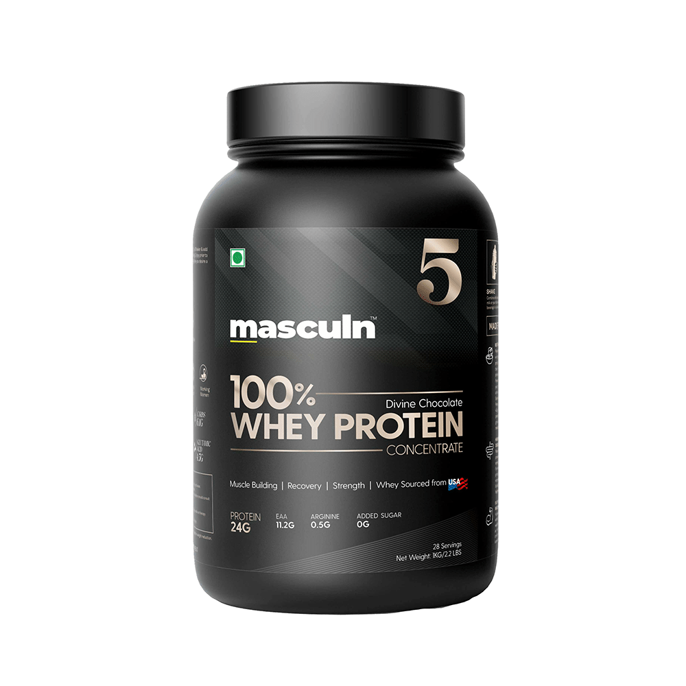 Masculn Whey Protein Concentrate Powder Divine Chocolate - Image 1