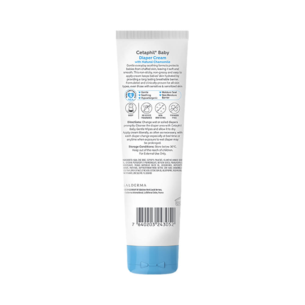 Cetaphil Baby Diaper Cream with Natural Chamomile | For Baby's Sensitive Skin - Image 2