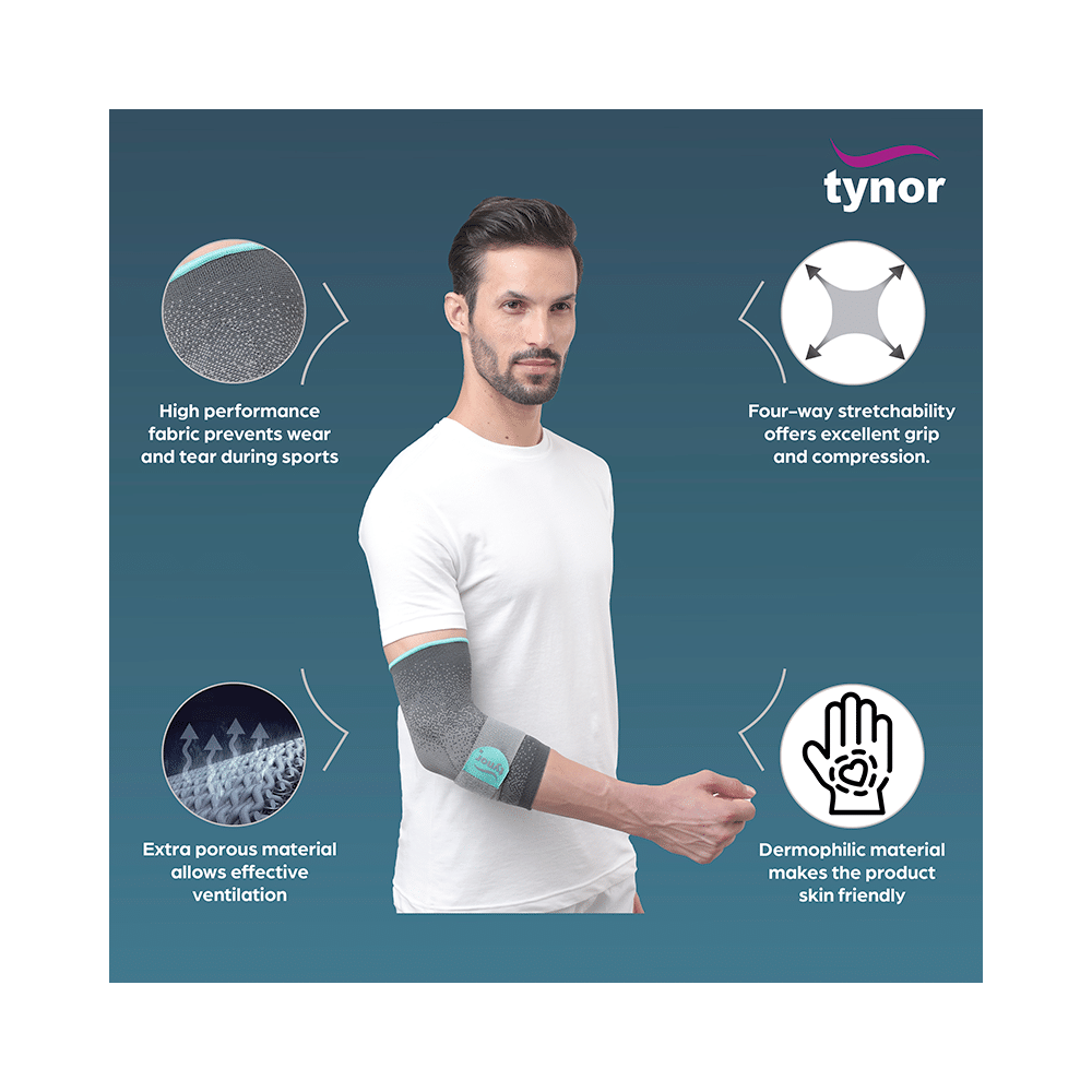 Tynor Elbow Support Urbane Small Grey - Image 2