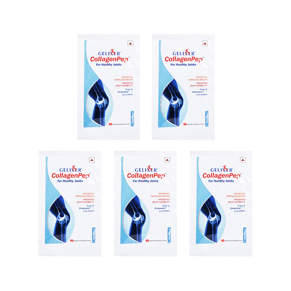 Gelixer Collagen Pep Sachet for Joint Flexibility & Cartilage Health | Flavour Vanilla - Image 5
