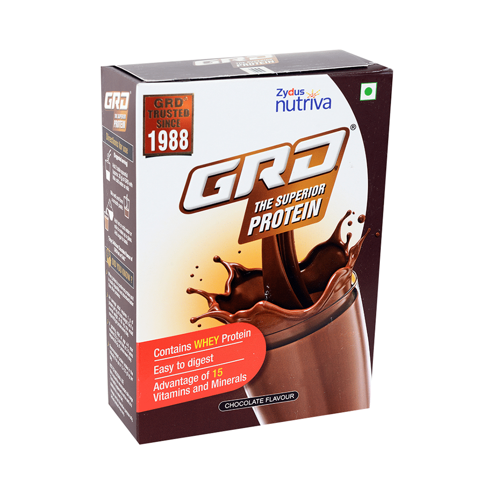 GRD Whey Protein with Vitamins & Minerals | Flavour Chocolate Powder