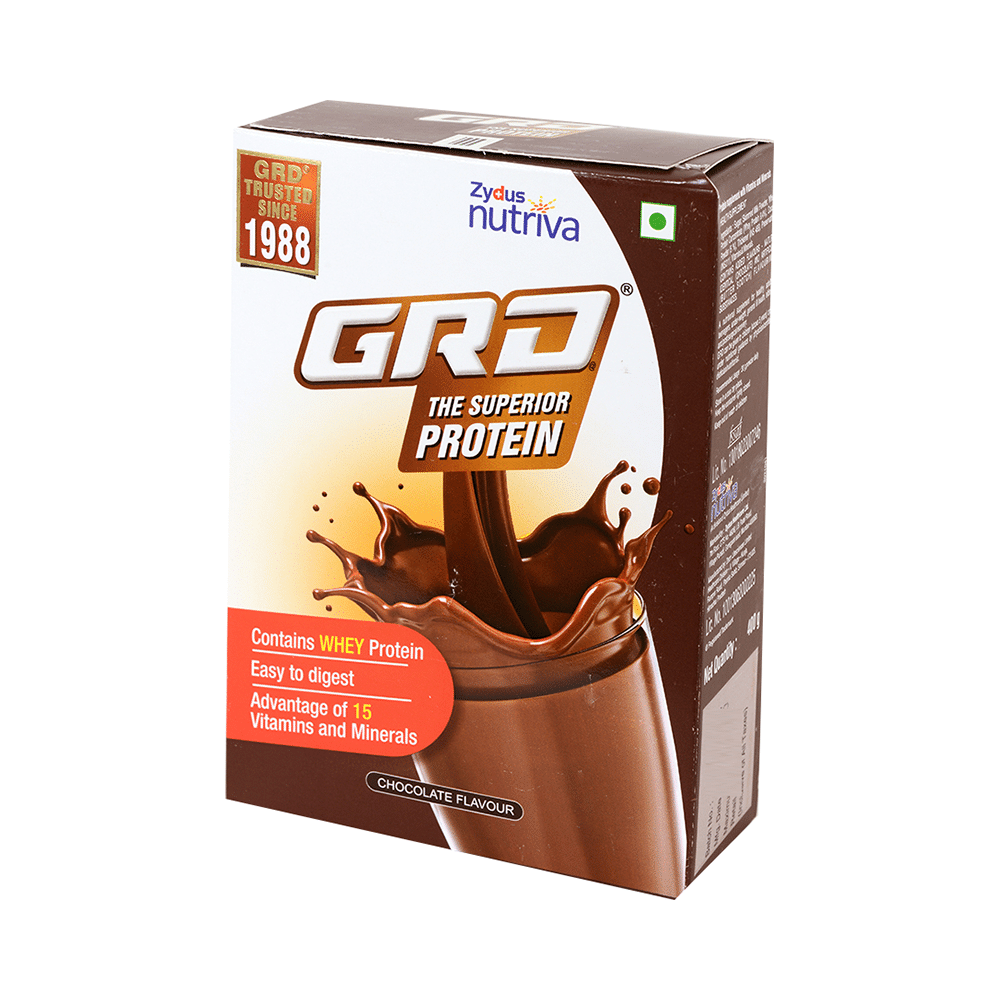 GRD Whey Protein with Vitamins & Minerals | Flavour Chocolate Powder - Image 2