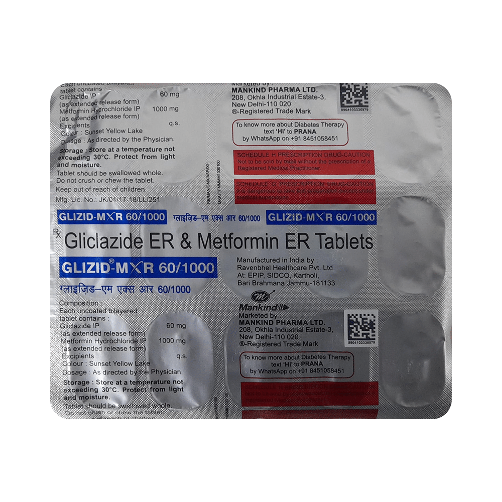 Glizid-M XR 60 Tablet
