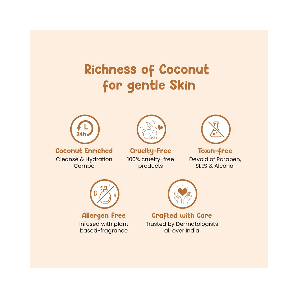 Mother Sparsh Daily Moisturizing Coco Rich Baby Wash - Image 7