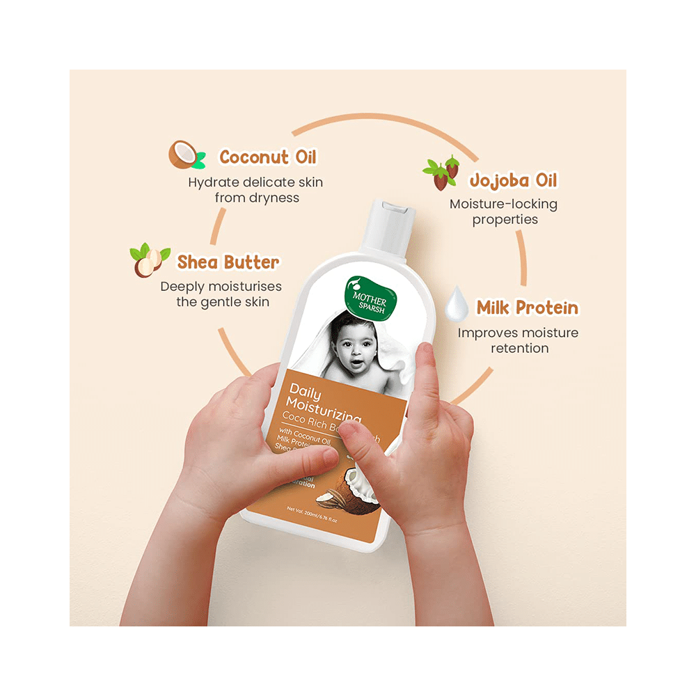Mother Sparsh Daily Moisturizing Coco Rich Baby Wash - Image 6
