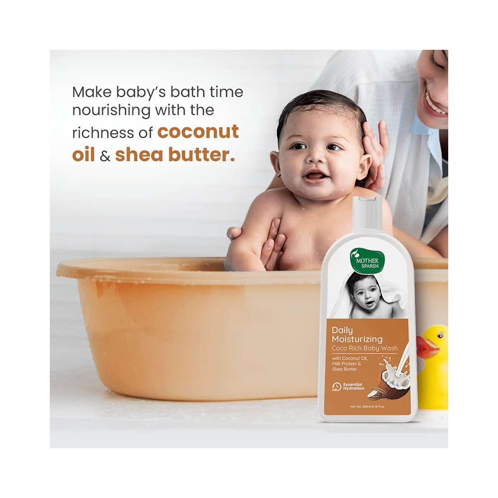 Mother Sparsh Daily Moisturizing Coco Rich Baby Wash - Image 5