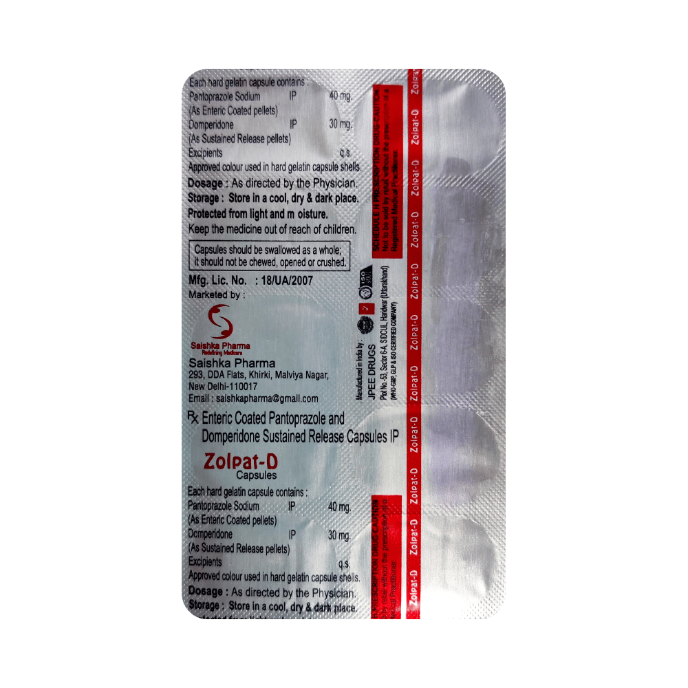 Zolpat-D Capsule SR - Image 3