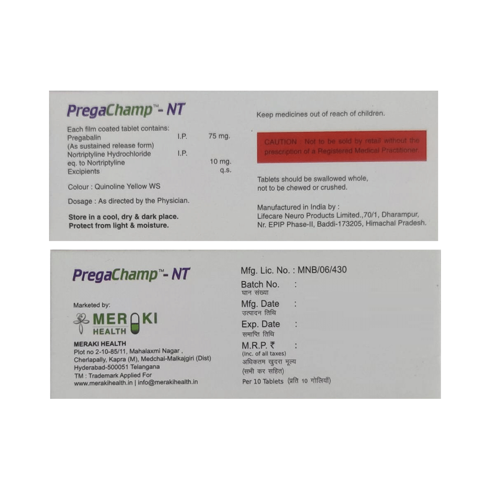 Pregachamp-NT Tablet SR - Image 2