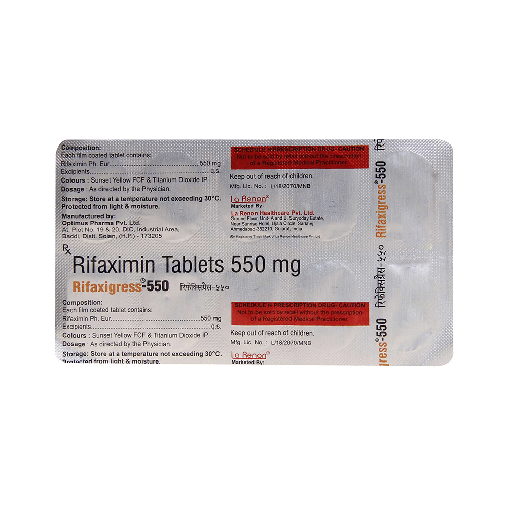 Rifaxigress 550 Tablet - Image 3