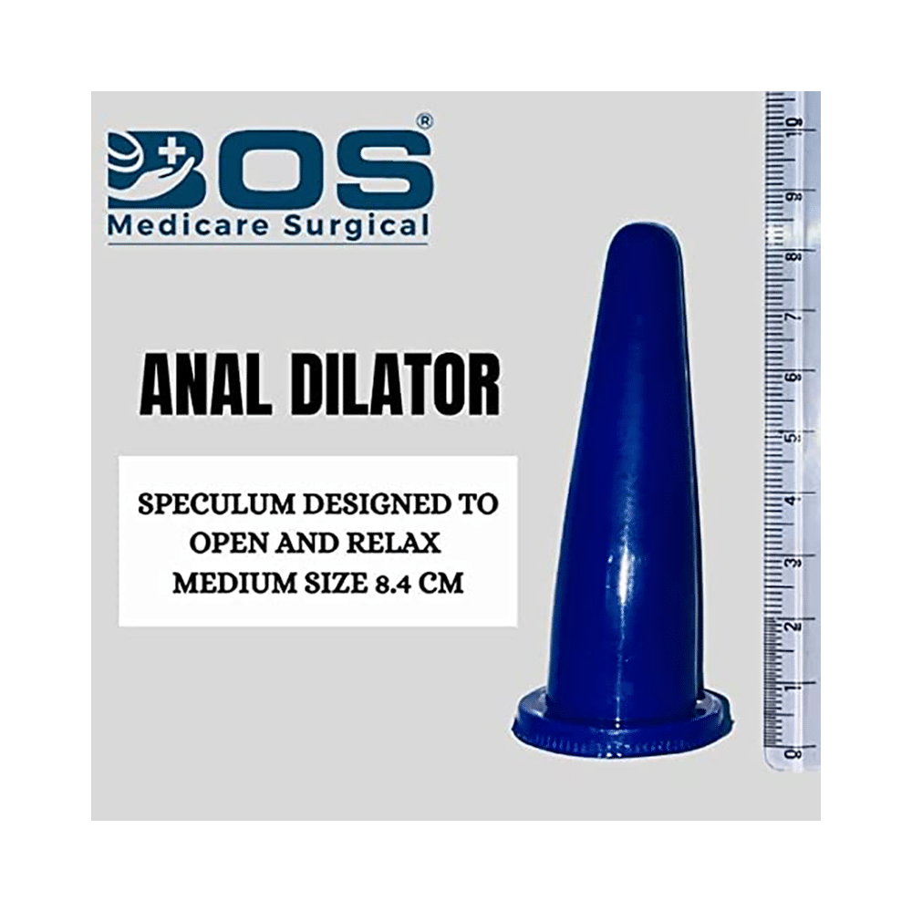 Bos Medicare Surgical Anal Dilator PVC Material Blue Medium - Image 3