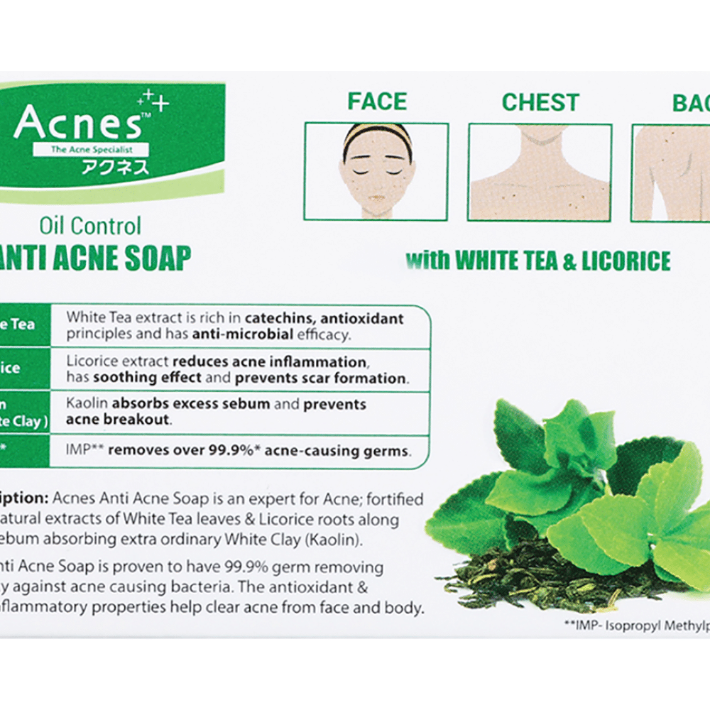 Acnes Oil Control Anti Acne Soap - Image 2