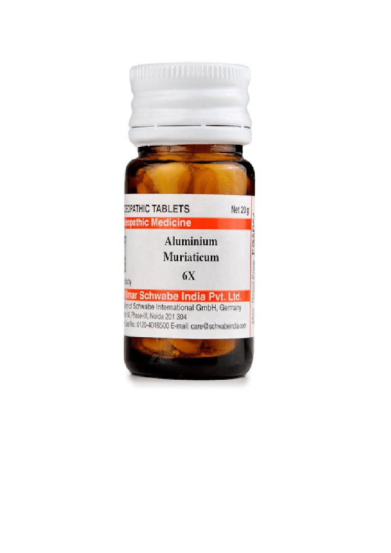 Dr Willmar Schwabe India Aluminium Muriaticum Trituration Tablet 6X