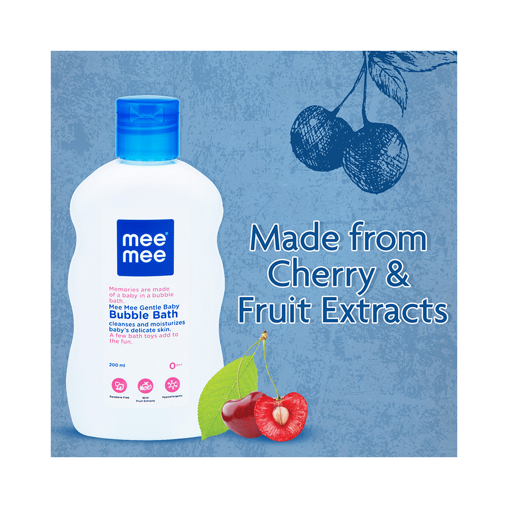 Mee Mee Gentle Baby Bubble Bath with Fruit Extracts (200ml Each) - Image 2