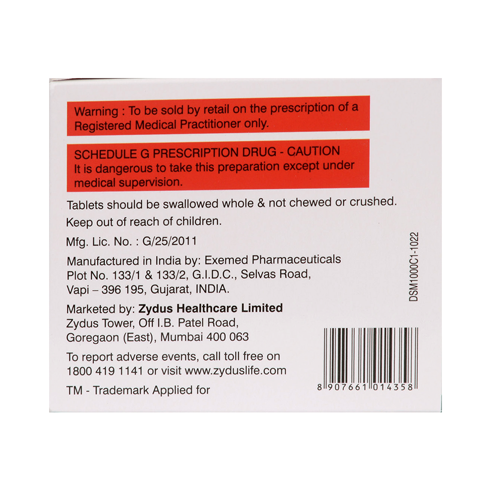 Dapaglyn SM 10mg/1000mg/100mg Tablet - Image 3
