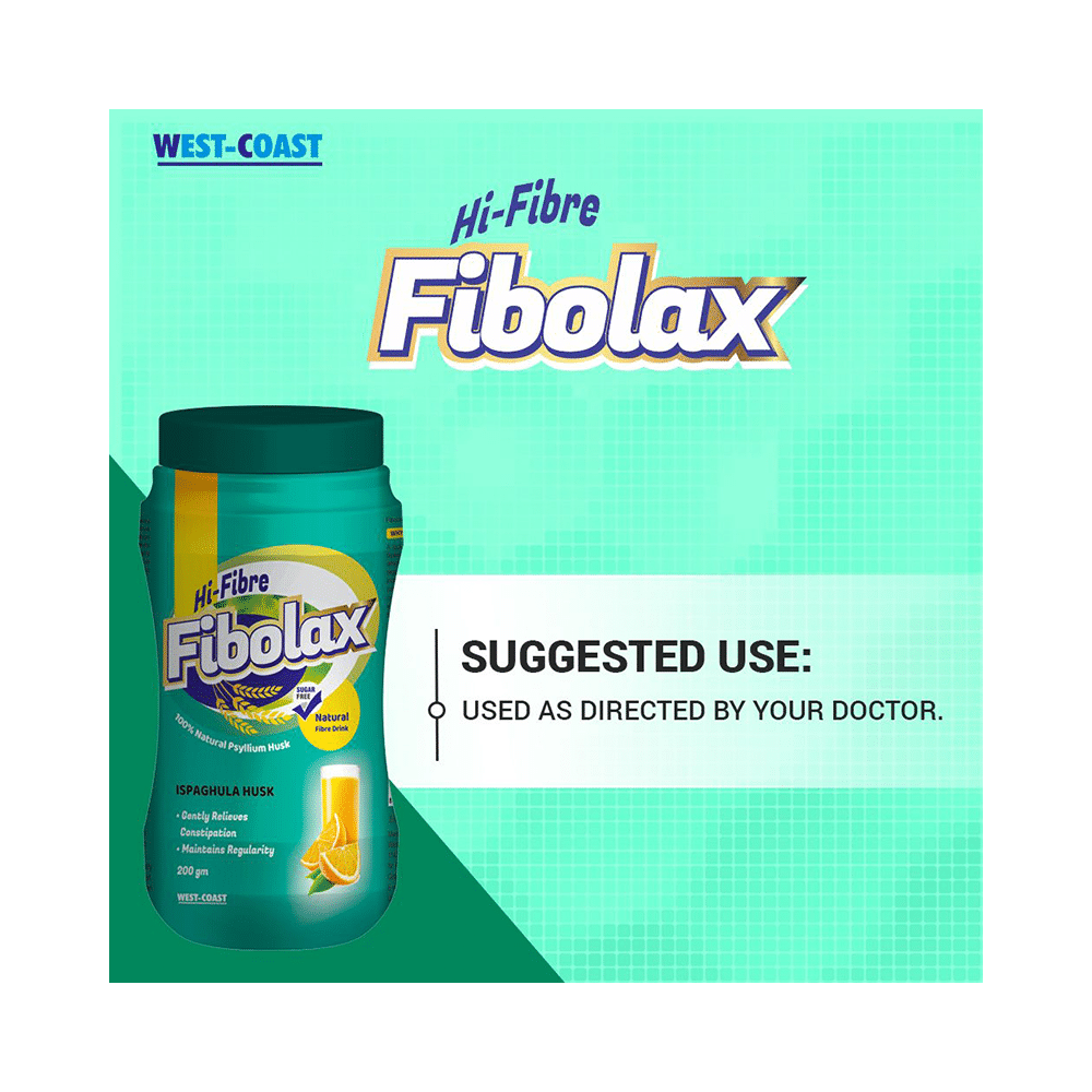 HealthVit Hi-Fibre Fibolax Ispaghula Husk Sugar Free - Image 4