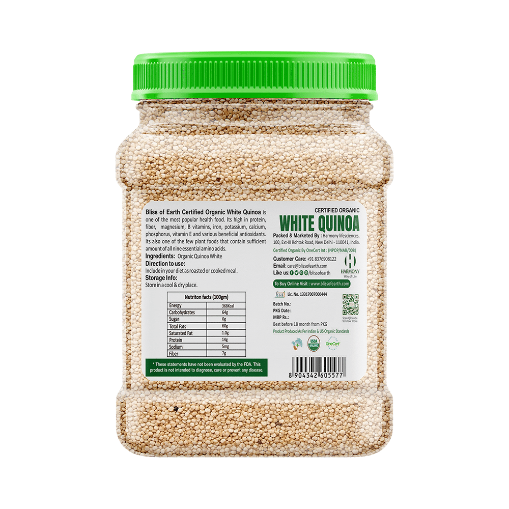 Bliss of Earth Certified Organic White Quinoa - Image 2