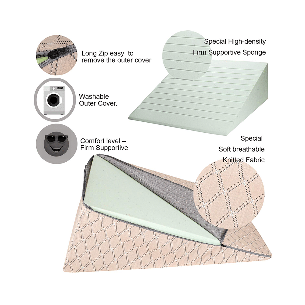 Metron 12 Height Wedge Pillow for Sleeping XL - Image 8