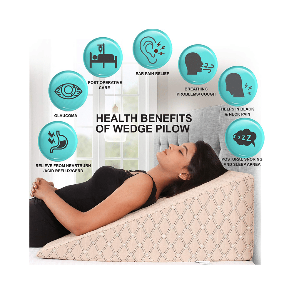 Metron 12 Height Wedge Pillow for Sleeping XL - Image 3