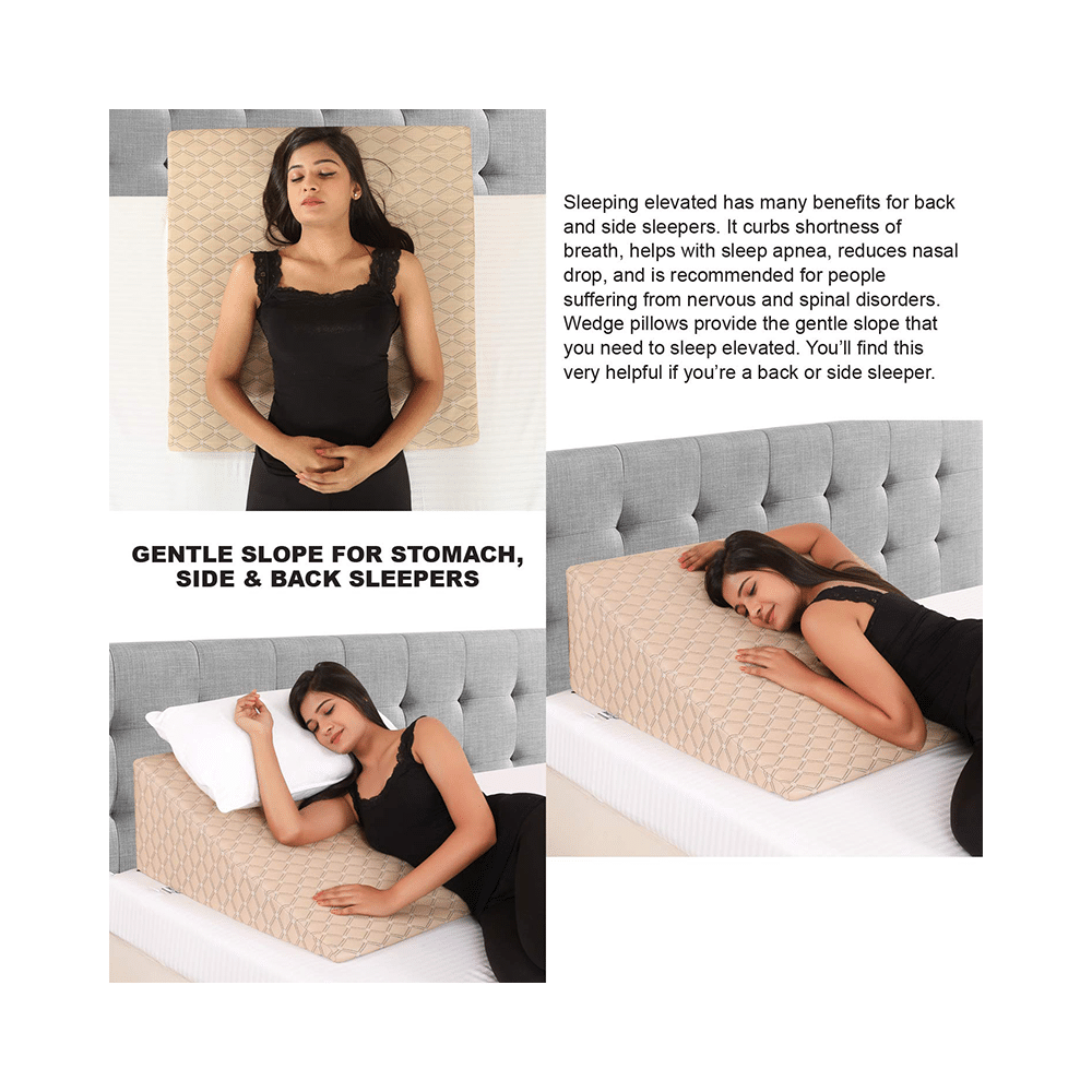Metron 12 Height Wedge Pillow for Sleeping XL - Image 6