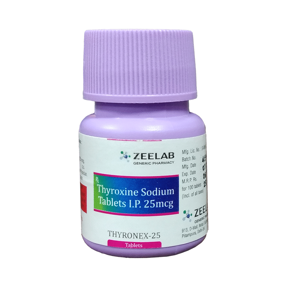 Thyronex 25 Tablet - Image 1